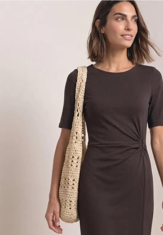 Street One Calf-Length Jersey Wrap Dress | 145037