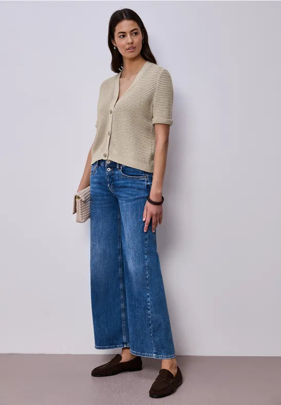 Street One V-Neck Cardigan | Clay 254139