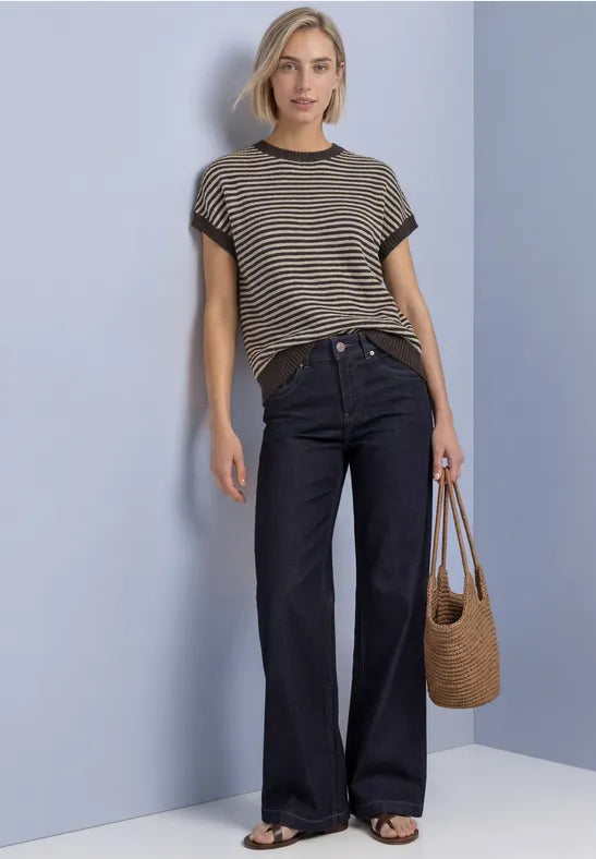 Street One Chunky Knit Sleeveless Jumper | Caffee 303991