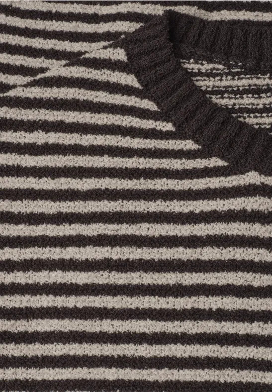 Street One Chunky Knit Sleeveless Jumper | Caffee 303991