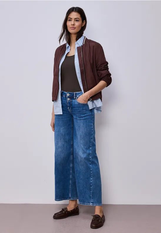 Street One Basic Top | Espresso 322896