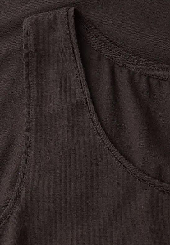 Street One Basic Top | Espresso 322896
