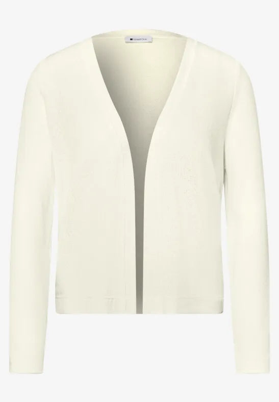 Street One Nette Summer Knit Jacket | Offwhite 324788