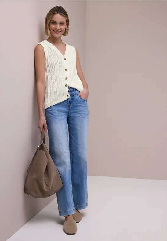 Street One Knit-Look Vest 325063