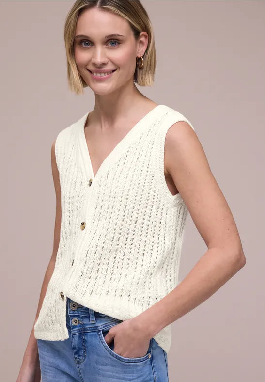 Street One Knit-Look Vest 325063