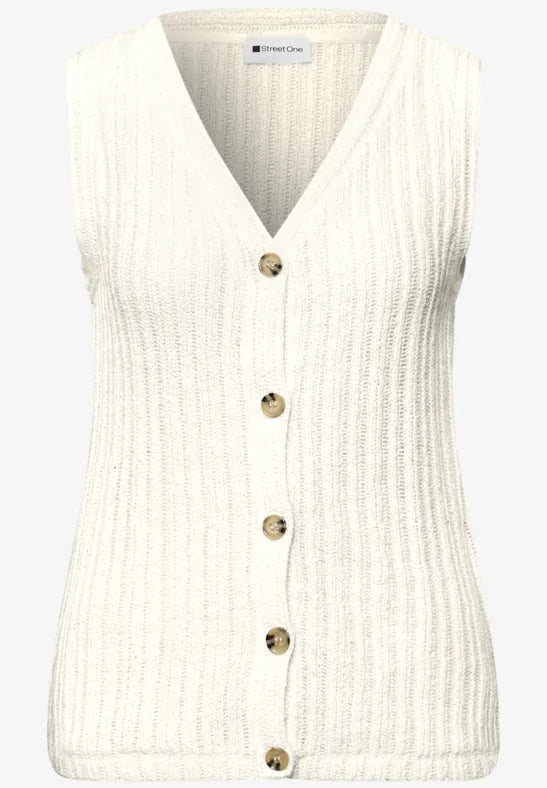 Street One Knit-Look Vest 325063