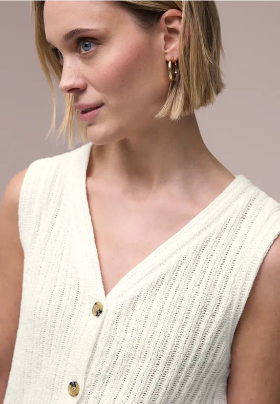Street One Knit-Look Vest 325063