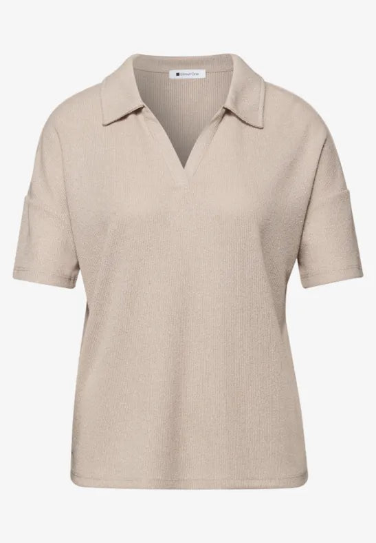 Street One Polo Shirt | Clay 325067