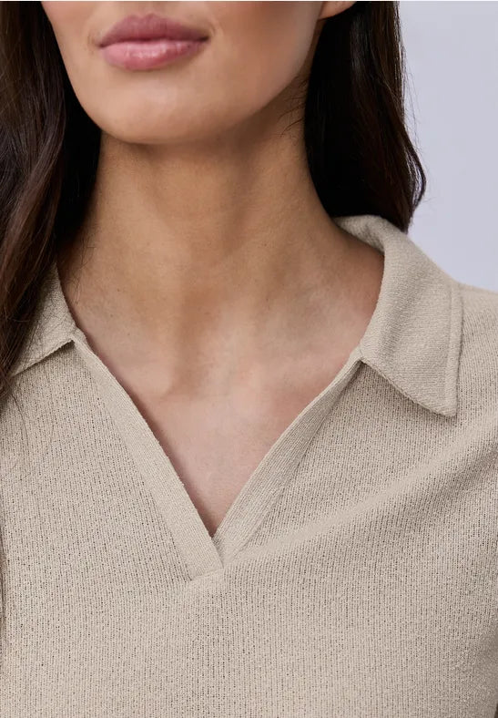 Street One Polo Shirt | Clay 325067