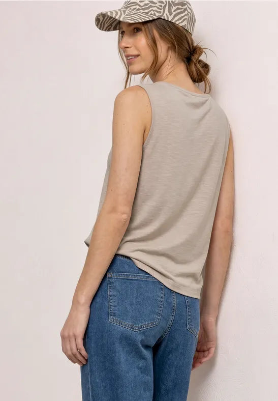 Street One Slub Jersey Top | Clay 325242