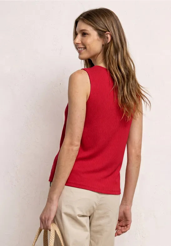 Street One Heart Neck Top | 325249