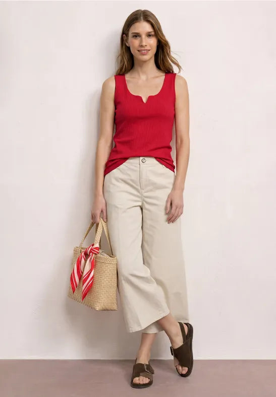 Street One Heart Neck Top | 325249