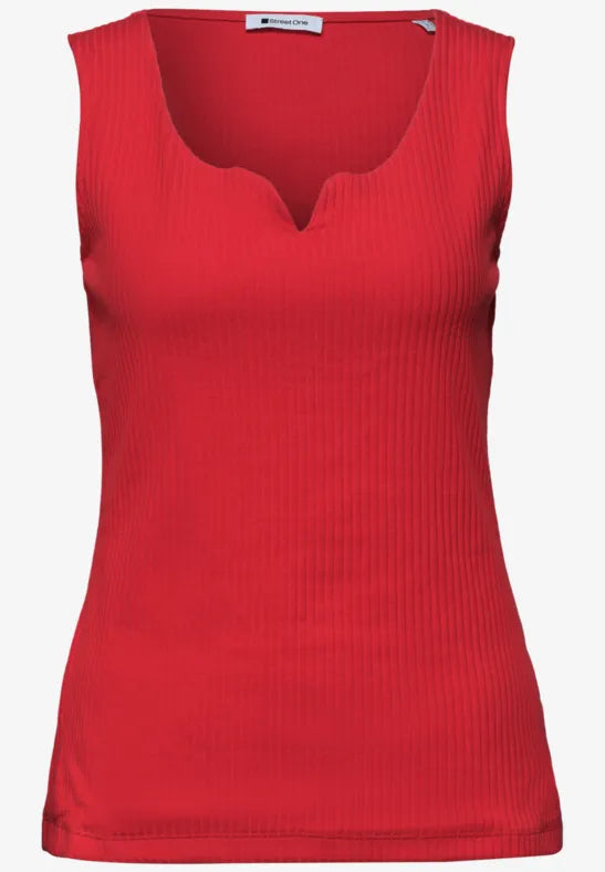 Street One Heart Neck Top | 325249