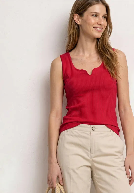 Street One Heart Neck Top | 325249