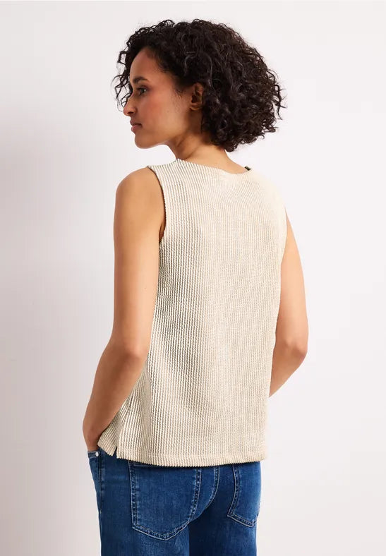 Street One Stripe Structure Top | Clay 325271