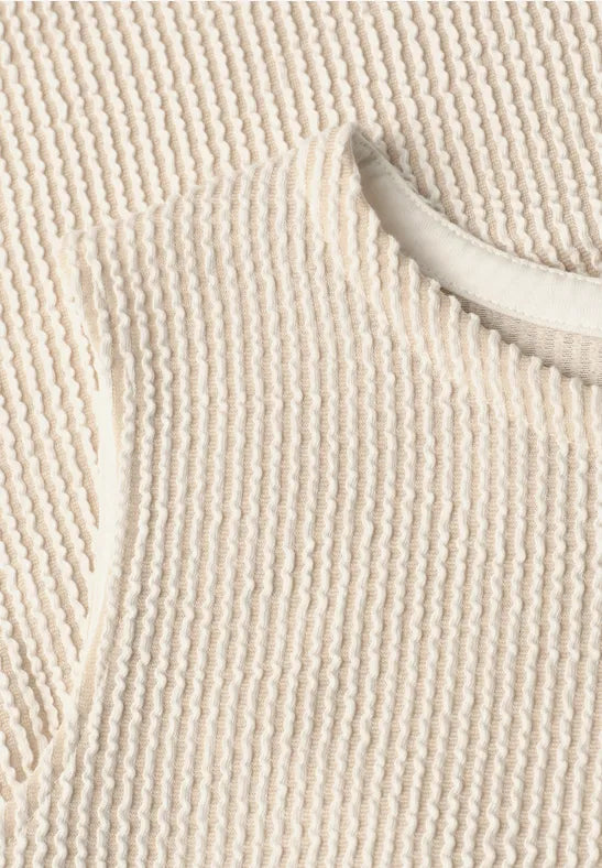 Street One Stripe Structure Top | Clay 325271