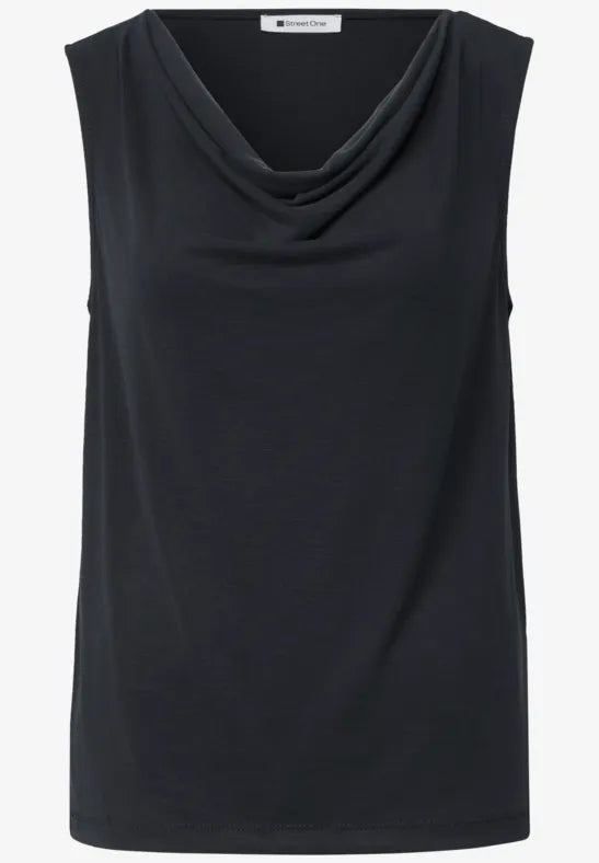 Street One Watefall Top | Black 325411