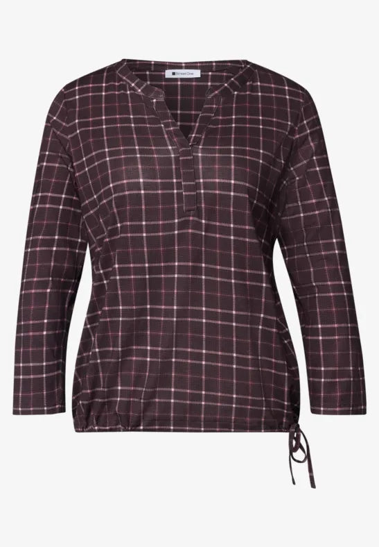 Street One Printed Jersey Shirt | Rouge 325621