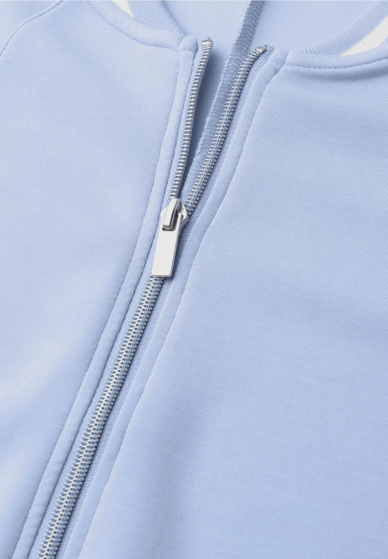Street One Silk Look Jacket | Whispery Blue 325674