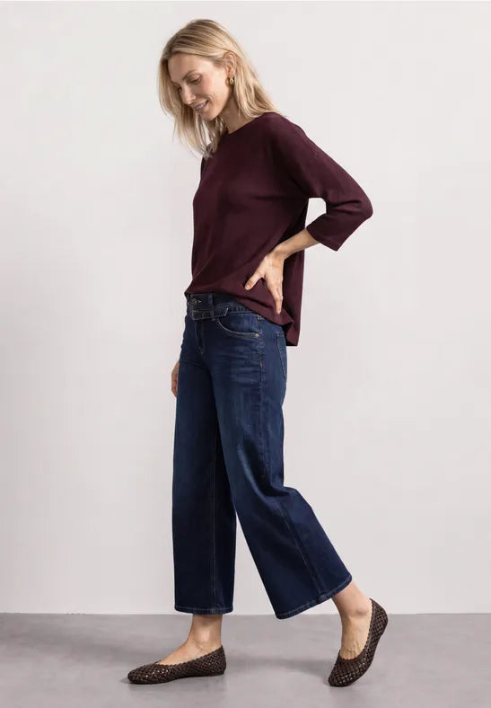 Street One Knit Look Shirt | Rouge 325700