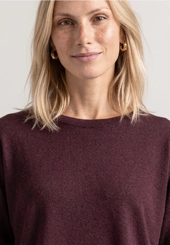 Street One Knit Look Shirt | Rouge 325700