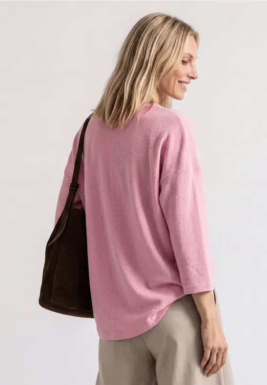 Street One Knit Look Shirt | Blush 325700