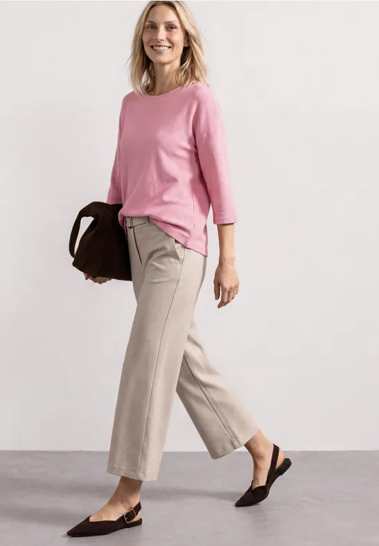 Street One Knit Look Shirt | Blush 325700