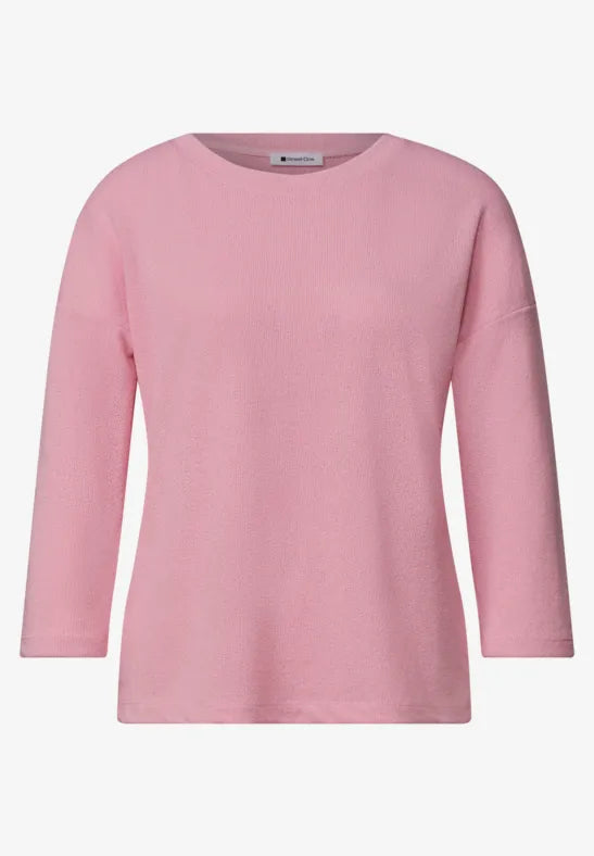 Street One Knit Look Shirt | Blush 325700