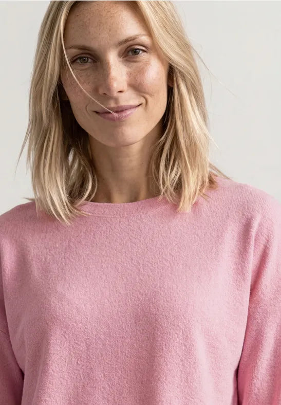 Street One Knit Look Shirt | Blush 325700