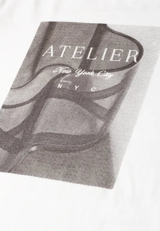 Street One Jersey Photo Print T-Shirt | Offwhite 325718
