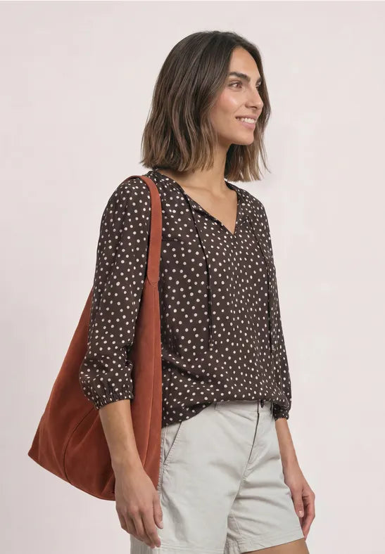 Street One Printed Tunic Blouse | Caffee 346866