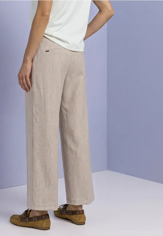 Street One Amalia Melange HW Trousers | 380879