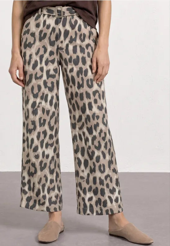 Street One Wide Leg Trousers | Animal Print 380978