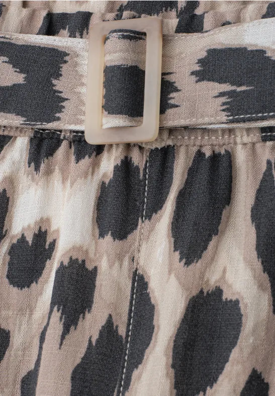 Street One Wide Leg Trousers | Animal Print 380978