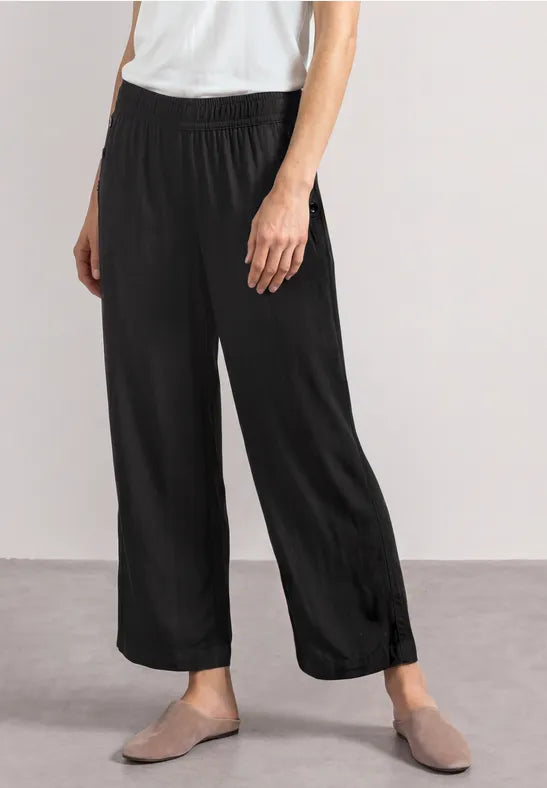 Street One Wide Leg Trousers | Black 381209
