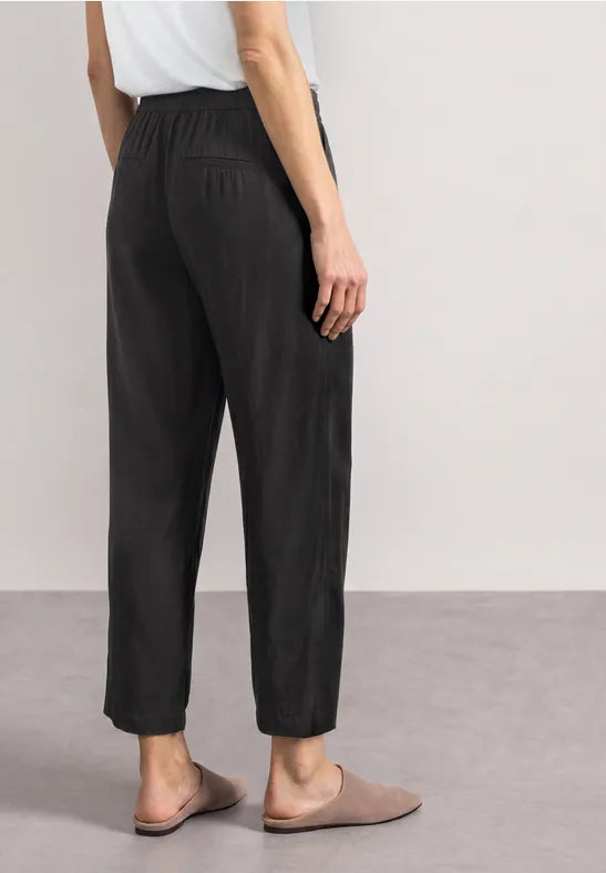 Street One Wide Leg Trousers | Black 381209
