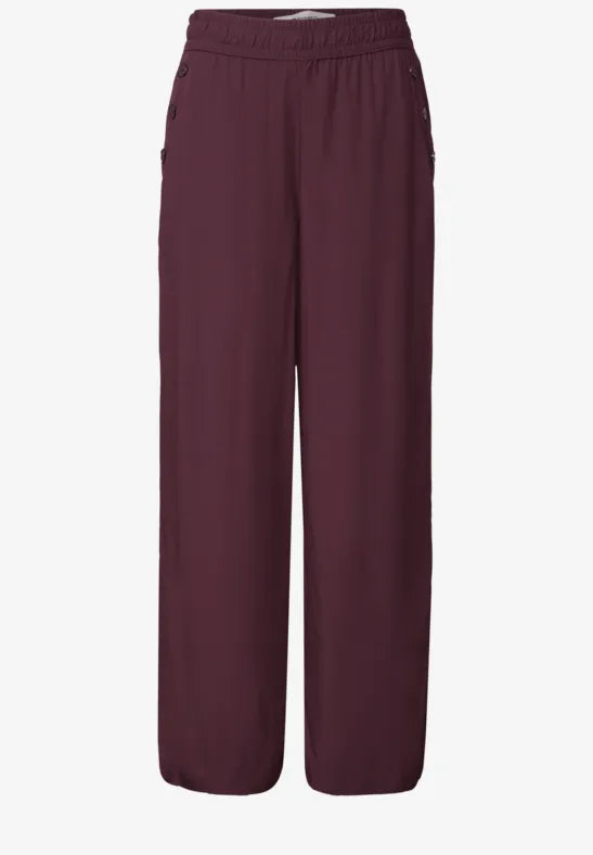Street One Wide Leg Trousers | Rouge 381209