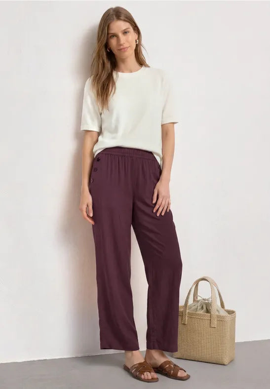 Street One Wide Leg Trousers | Rouge 381209