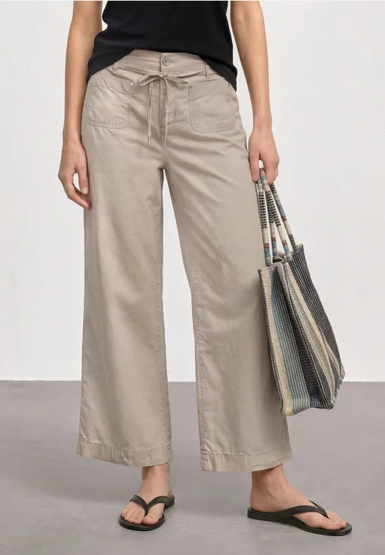 Street One Straight Leg Trousers | Sand 381214