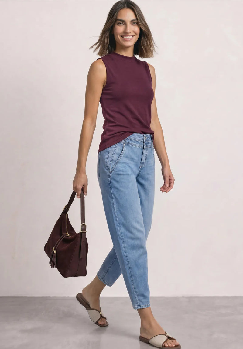 Street One Karlie Barrel Jeans | Light Blue 381332