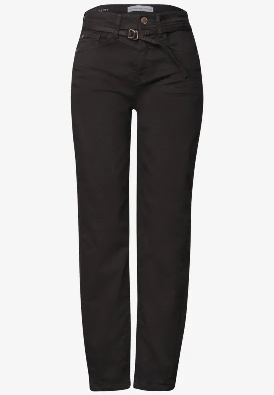 Street One Karlie Barrel Leg Jeans | Brown 381387