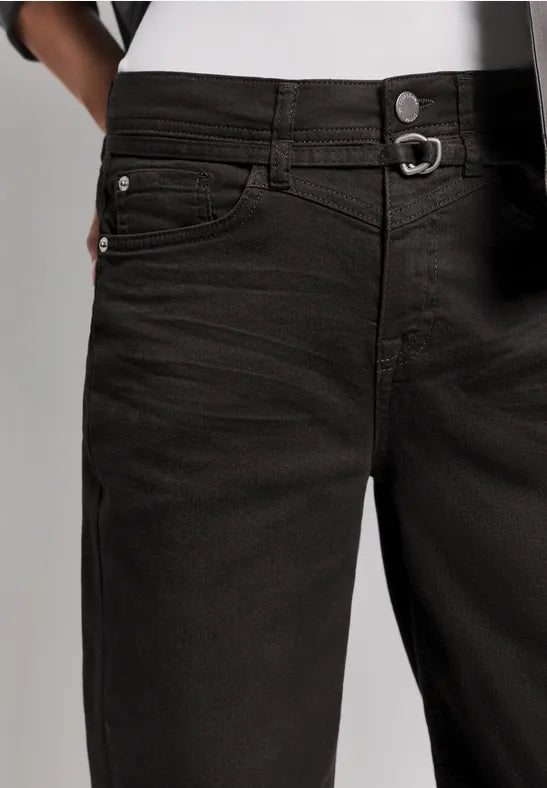 Street One Karlie Barrel Leg Jeans | Brown 381387