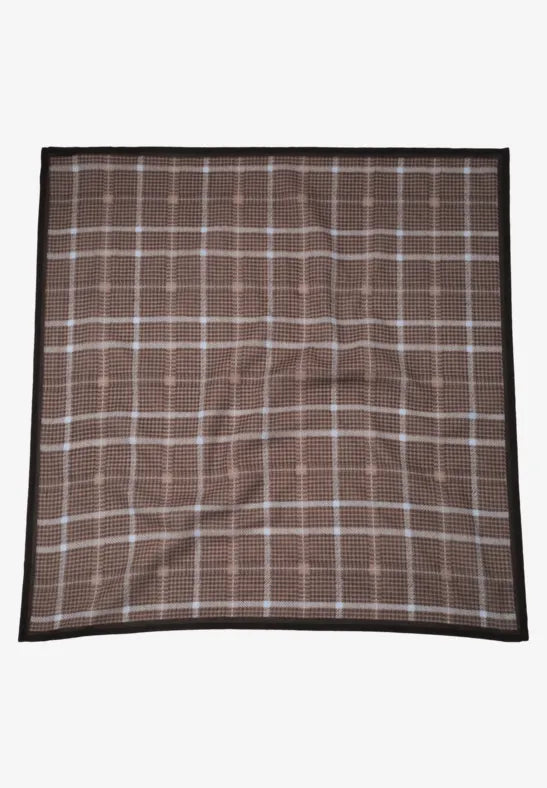 Street One Check Bandana Scarf | Brown 573242