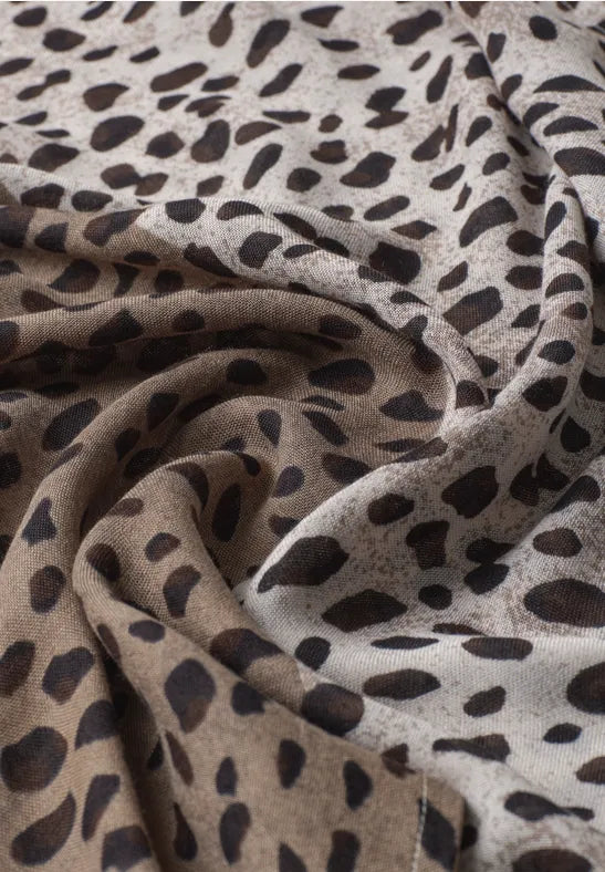Street One Printed Loop Scarf | Black 573243