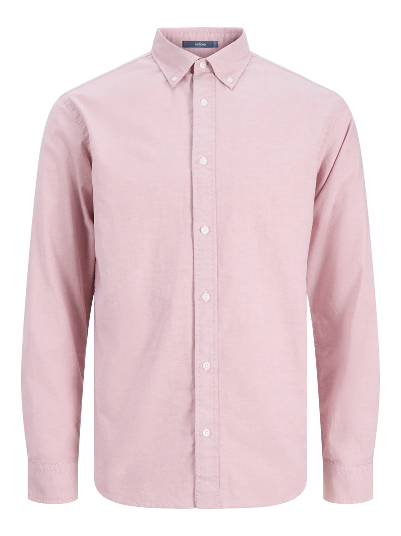 Jack & Jones Harvey Oxford L/S Shirt | Rose