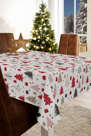 Donal Lynch Hardware OiL Cloth Arbres De Noel Trees | Multi N3F/01