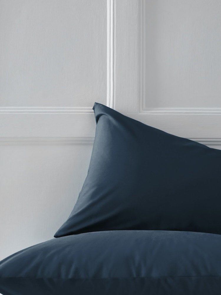 Catherine Lansfield Housewife Pillowcase Pair | Navy