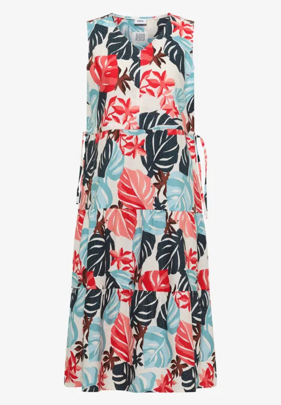CECIL Cotton Slup Dress | All Over Print 144954