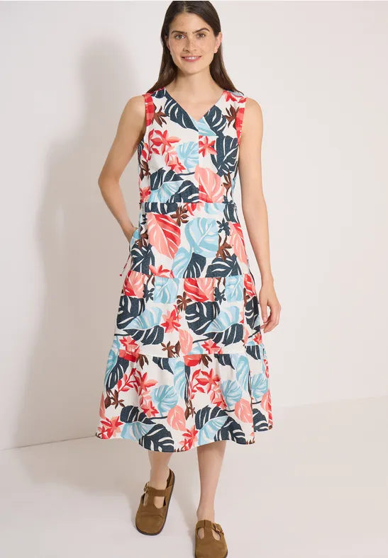 CECIL Cotton Slup Dress | All Over Print 144954