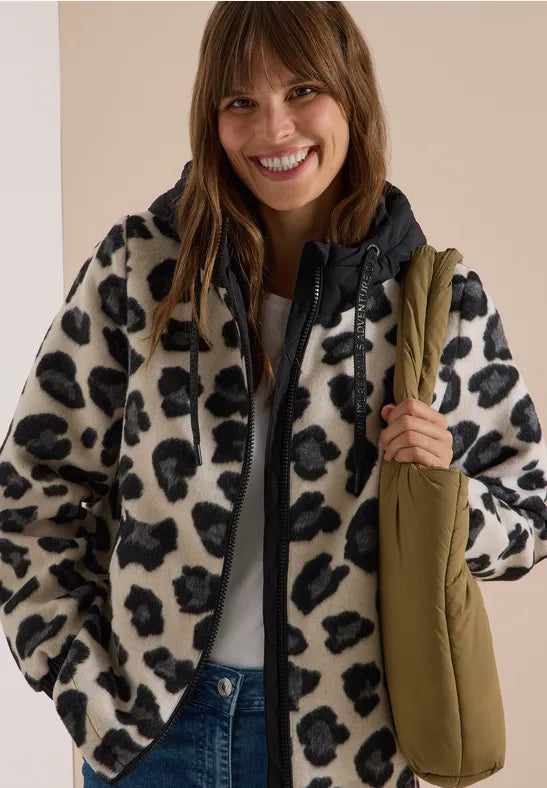 Cecil Leo Wool Matmix Jacket | Black 202273